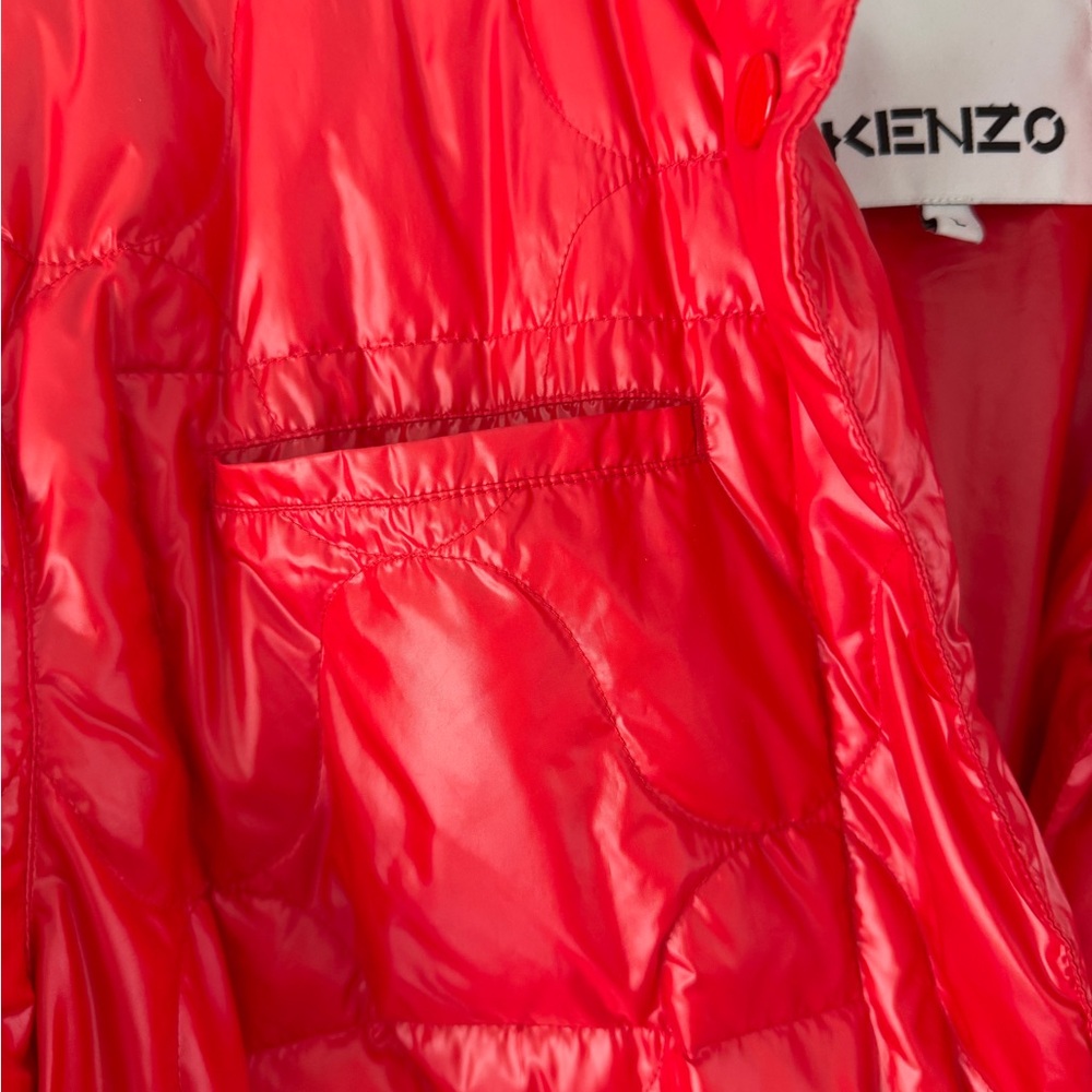 Kenzo Vibrant Red Puffer Jacket - Picture 4 of 6